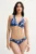 MICHAEL Michael Kors sutien de baie culoarea bleumarin, cupa usor rigidizata, MM77275