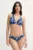 MICHAEL Michael Kors sutien de baie culoarea bleumarin, cupa usor rigidizata, MM77275