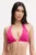 MICHAEL Michael Kors sutien de baie culoarea roz, cupa usor rigidizata, MM62201