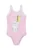Marni costum de baie dintr-o bucată pentru bebeluși MM16B SWIMSUIT culoarea roz, M01395