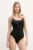 Max Mara Beachwear costum de baie culoarea negru, cupa usor rigidizata, 2516831069600