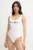 Max Mara Beachwear costum de baie dintr-o bucată culoarea alb, cupa usor rigidizata, 2516831119600