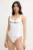 Max Mara Beachwear costum de baie dintr-o bucată culoarea alb, cupa usor rigidizata, 2516831119600