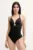Max Mara Beachwear costum de baie întreg culoarea negru, cupa usor rigidizata, 2516831039600