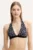 Max Mara Beachwear sutien de baie cu două fețe culoarea negru, cupa moale, 2516821339600