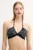 Max Mara Beachwear sutien de baie cu două fețe culoarea negru, cupa moale, 2516821349600