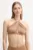 Max Mara Beachwear sutien de baie culoarea bej, cupa moale, 2516821229600