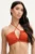 Max Mara Beachwear sutien de baie culoarea portocaliu, cupa usor rigidizata, 2516821049600