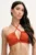Max Mara Beachwear sutien de baie culoarea portocaliu, cupa usor rigidizata, 2516821049600