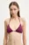 Melissa Odabash costum de baie culoarea bordo, cupa moale, Cancun