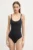 Melissa Odabash costum de baie dintr-o bucată culoarea negru, cupa moale, Comporta