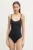 Melissa Odabash costum de baie dintr-o bucată culoarea negru, cupa moale, Comporta