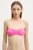 Melissa Odabash sutien de baie culoarea roz, cupa usor rigidizata, Alba