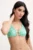 Melissa Odabash sutien de baie culoarea verde, cupa moale, Brussels