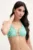 Melissa Odabash sutien de baie culoarea verde, cupa moale, Brussels