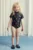Mini Rodini costum de baie dintr-o bucată pentru copii Lingonberries culoarea negru, 2528010299