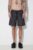 Neil Barrett pantaloni scurti de baie All-Over Micro Bolts Swim Long Shorts culoarea negru, MY58026B-Y068-524N