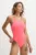 Nike costum de baie dintr-o bucată culoarea rosu, cupa moale