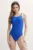 Nike costum de baie dintr-o bucată culoarea violet, cupa moale, NESS7085