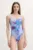 Nike costum de baie dintr-o bucată culoarea violet, cupă usor rigidizată, NESSF289