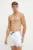 Nike pantaloni scurti de baie culoarea alb