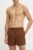 Nike pantaloni scurti de baie culoarea maro