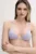 Nike sutien de baie culoarea violet, cupa usor rigidizata, NESSF239