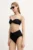 PARAMIDONNA costum de baie din două piese Betty culoarea negru, cupa moale, SS25BEBLN