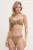 PARAMIDONNA costum de baie din două piese culoarea maro, cupa moale, SS24FRCM