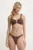 PARAMIDONNA costum de baie din două piese culoarea maro, cupa moale, SS24ICHO