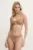 PARAMIDONNA costum de baie din două piese culoarea maro, cupa moale, SS24ICM