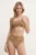PARAMIDONNA costum de baie din două piese culoarea maro, cupa moale, SS24MCM