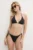 PARAMIDONNA costum de baie din două piese culoarea negru, cupa moale, SS25EABL