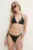 PARAMIDONNA costum de baie din două piese culoarea negru, cupa moale, SS25EABL