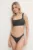 PARAMIDONNA costum de baie din două piese culoarea negru, cupa moale, SS25EACL