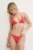 PARAMIDONNA costum de baie din două piese culoarea roșu, cupa moale, SS25EAWN
