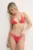 PARAMIDONNA costum de baie din două piese culoarea roșu, cupa moale, SS25EAWN