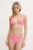 PARAMIDONNA costum de baie din două piese culoarea roz, cupa moale, SS25EABG