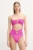 PARAMIDONNA costum de baie dintr-o bucată Rene culoarea roz, cupa moale, SS25SRNF