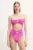 PARAMIDONNA costum de baie dintr-o bucată Rene culoarea roz, cupa moale, SS25SRNF
