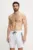PLEIN SPORT pantaloni scurți de baie culoarea alb, PS25MBL02