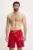 PLEIN SPORT pantaloni scurți de baie culoarea roșu, PS25MBL01
