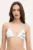 PLEIN SPORT sutien de baie culoarea alb, cupă ușor rigidizată, PS25WTP01