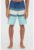 Pantaloni scurti de baie cu dungi si model colorblock