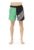 Pantaloni scurti de baie cu model colorblock si imprimeu logo