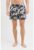 Pantaloni scurti de baie cu model floral si talie ajustabila