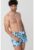 Pantaloni scurti de baie cu model si buzunare