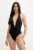 Pepe Jeans costum de baie dintr-o bucată TEXTURED HA SWIMSUIT culoarea negru, cupa moale, PLB10532