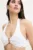 Pepe Jeans sutien de baie TEXTURED HA TOP culoarea alb, cupa moale, PLB10530