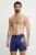 Philipp Plein pantaloni scurți de baie culoarea bleumarin, PM25MBM01